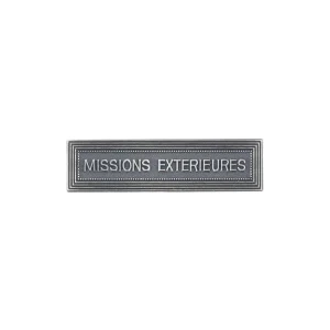Agrafe Missions Extérieures